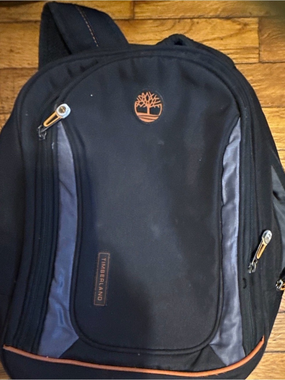 Timberland Black Kids Backpack with Padded Mesh Back